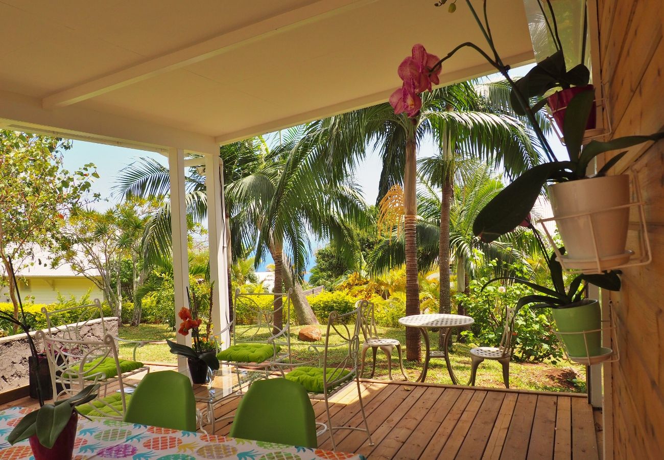 Location maison à la Réunion avec belle terrasse