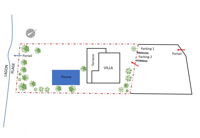 Villa in Saline les Bains - *VILLA SABLE D'OR* - waterfront Villa in Saline les Bains - *VILLA SABLE D'OR* - waterfront