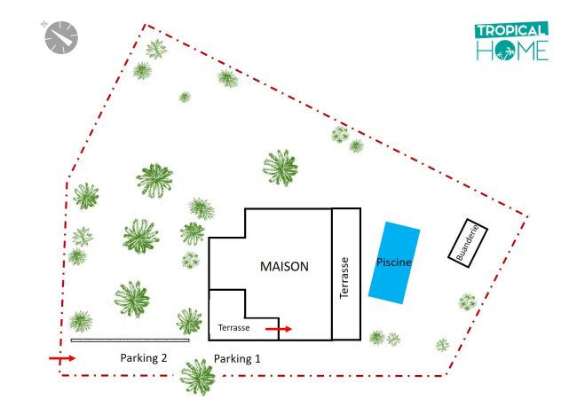 Villa in Ermitage Les Bains - *VILLA ÉVASION* - 100 m from lagoon and beach Villa in Ermitage Les Bains - *VILLA ÉVASION* - 100 m from lagoon and beach