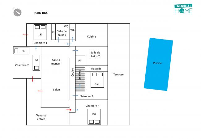 Villa in Ermitage Les Bains - *VILLA ÉVASION* - 100 m from lagoon and beach Villa in Ermitage Les Bains - *VILLA ÉVASION* - 100 m from lagoon and beach