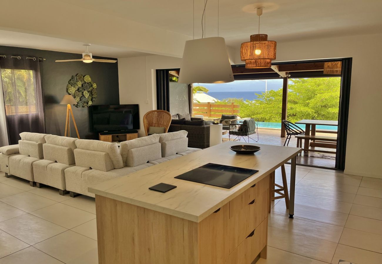 Villa in Saline les Bains - *VILLA VERT CÉLADON* - heated pool and ocean