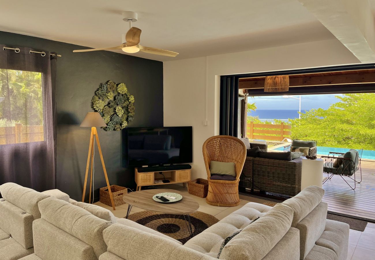 Villa in Saline les Bains - *VILLA VERT CÉLADON* - heated pool and ocean