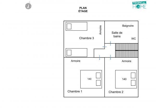 Doppelhaushälfte in Saline les Bains - *VILLA ÉTOILE DU LAGON* - close to lagoon Doppelhaushälfte in Saline les Bains - *VILLA ÉTOILE DU LAGON* - close to lagoon