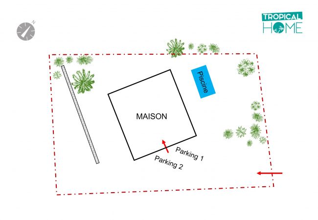 Villa in Saint-Gilles les Bains - *VILLA CORMORANS* - pool and ocean view Villa in Saint-Gilles les Bains - *VILLA CORMORANS* - pool and ocean view