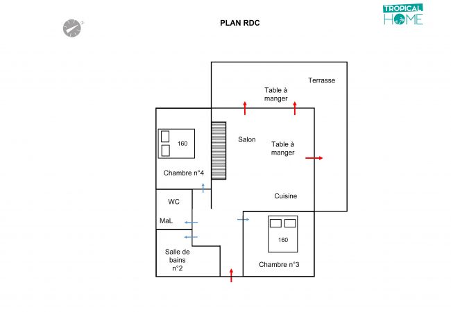 Villa in Saint-Gilles les Bains - *VILLA CORMORANS* - pool and ocean view Villa in Saint-Gilles les Bains - *VILLA CORMORANS* - pool and ocean view