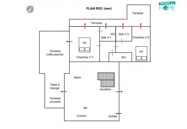 Villa in Saint-Gilles les Bains - *VILLA VAVANGUE* - pool and amazing ocean view Villa in Saint-Gilles les Bains - *VILLA VAVANGUE* - pool and amazing ocean view