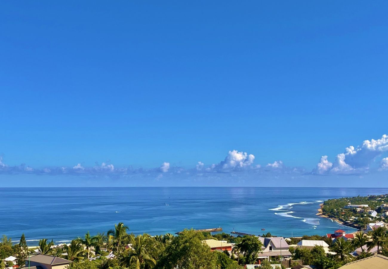 Meerblick von Terrasse Wohnung Saint-Gilles La Réunion