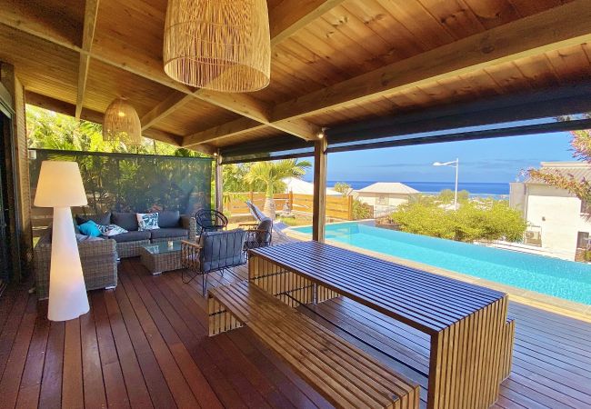 Villa in Saline les Bains - *VILLA VERT CÉLADON* - heated pool and ocean Villa in Saline les Bains - *VILLA VERT CÉLADON* - heated pool and ocean
