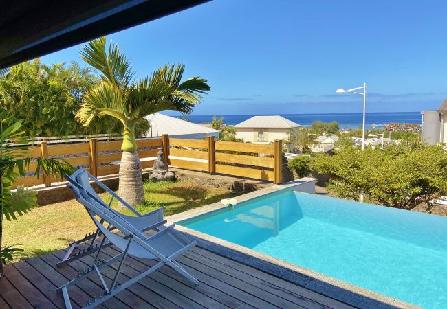 Villa in Saline les Bains - *VILLA VERT CÉLADON* - heated pool and ocean Villa in Saline les Bains - *VILLA VERT CÉLADON* - heated pool and ocean