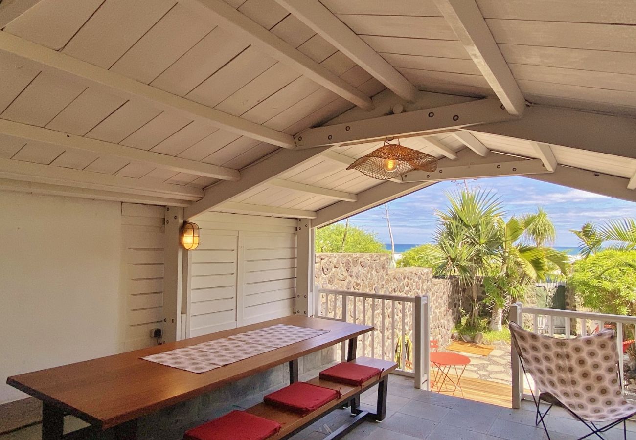 terrace of the eden beach villa