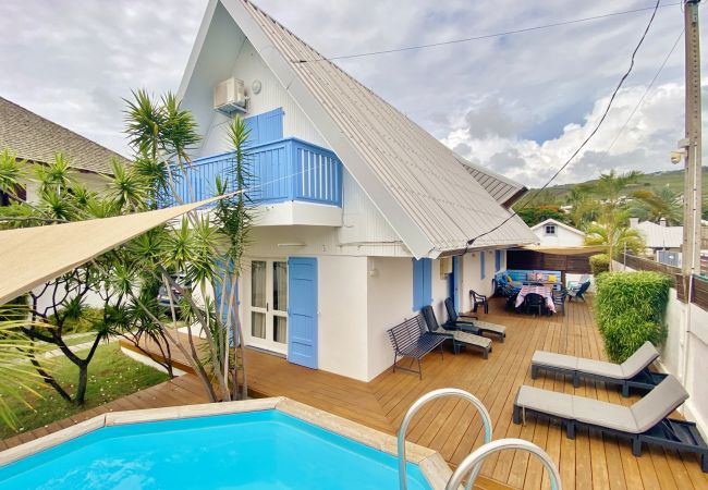 Villa in Saline les Bains - *VILLA MAHANA* - pool and lagoon Villa in Saline les Bains - *VILLA MAHANA* - pool and lagoon