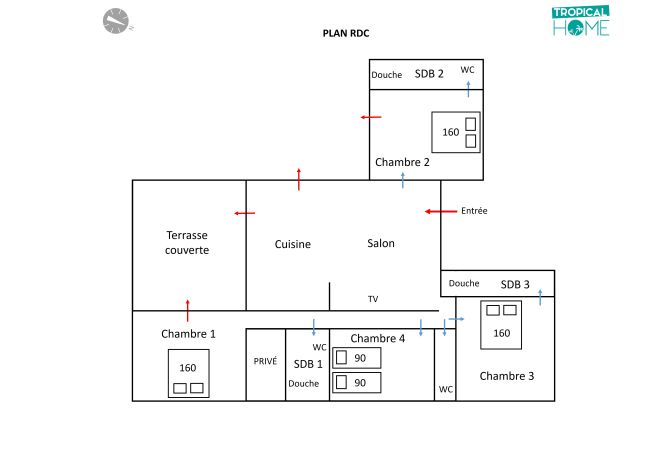 Villa in Saint-Gilles les Bains - *VILLA RAVENALE* - Ocean 150 m away Villa in Saint-Gilles les Bains - *VILLA RAVENALE* - Ocean 150 m away