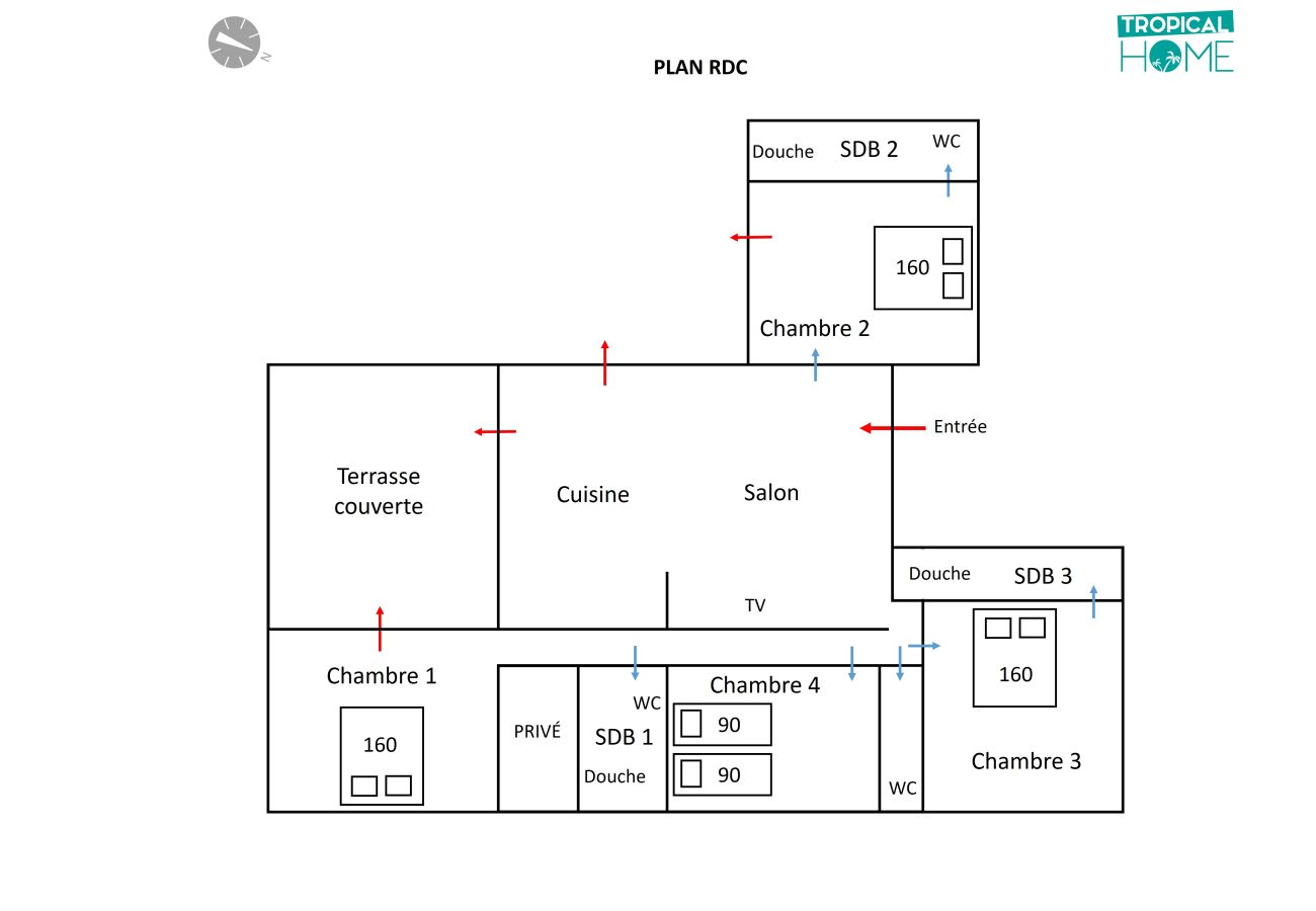 Villa in Saint-Gilles les Bains - *VILLA RAVENALE* - Ocean 150 m away