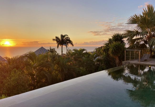 La vue depuis la villa Sunshine à la Réunion