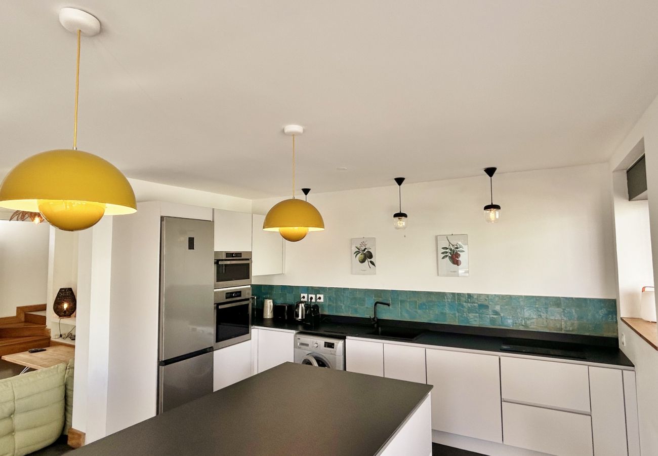 La cuisine de cette location saisonnière
