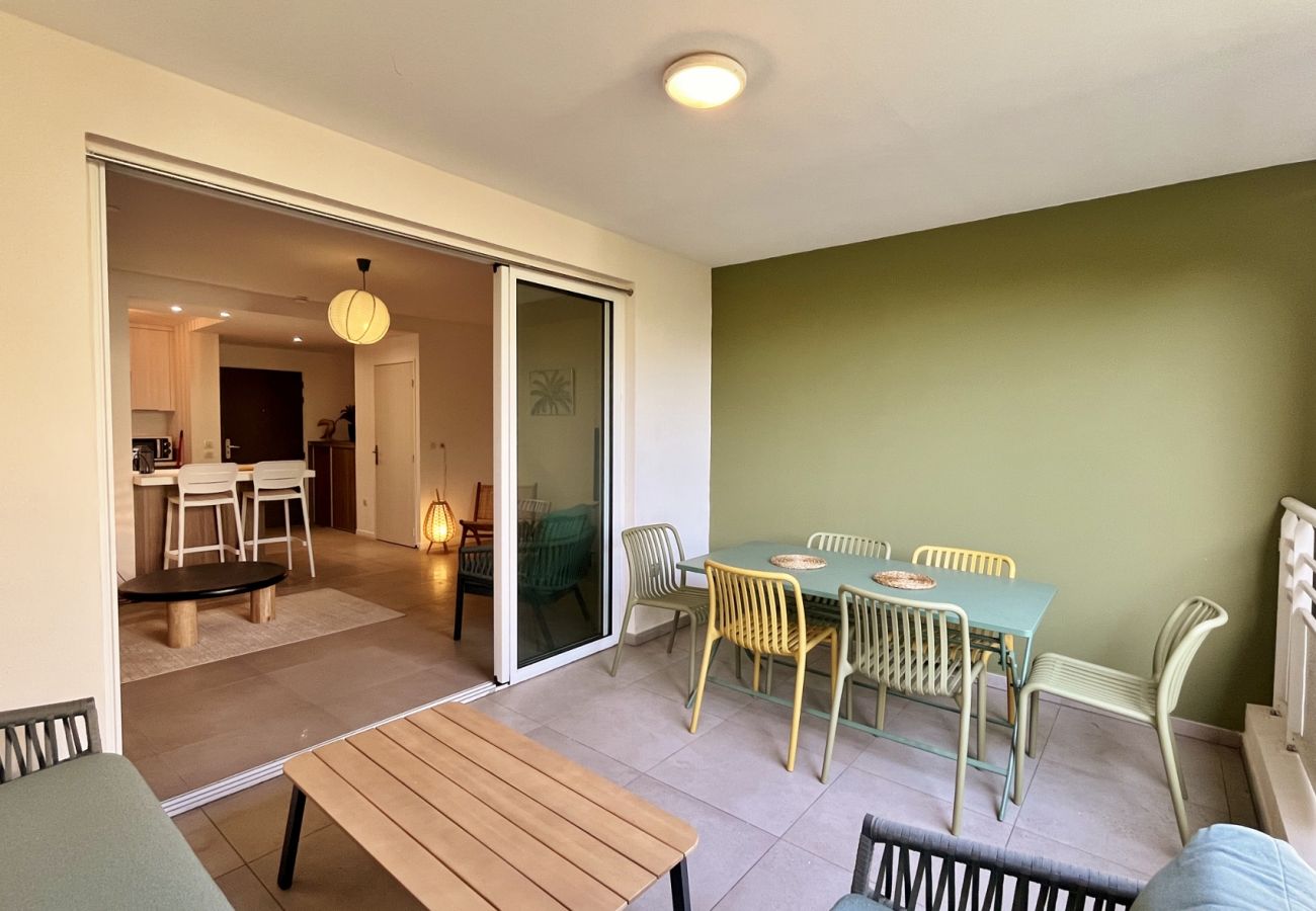 Terrasse appartement vacances Ermitage Réunion