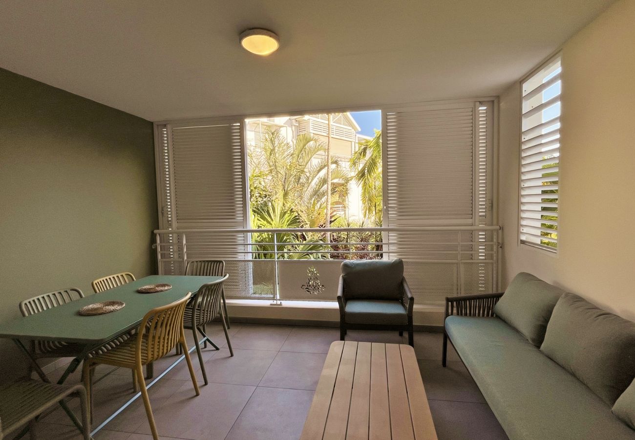 Terrasse ombragée location vacances Réunion